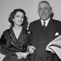 Denise Duval et Francis Poulenc en 1960