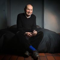 Le metteur en scène Claude Régy à Paris le 12 novembre 2015