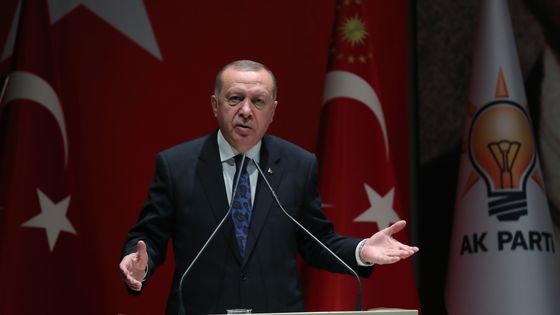 Erdogan soutient le gouvernement d'union nationale libyen face au Maréchal Haftar. ©AFP - Murat Kula