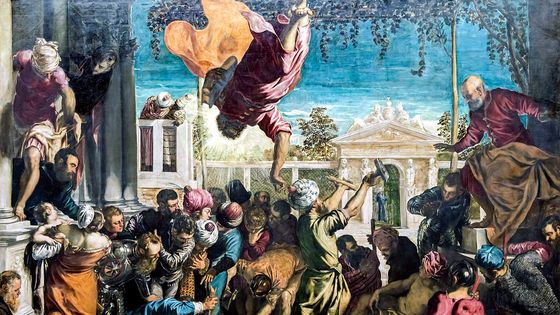 "Le Miracle de l'esclave", toile exposée à l'Accademia à Venise et datant de 1547-1548 - Le Tintoret