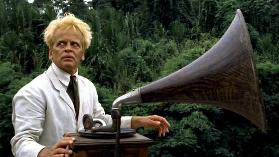 Klaus Kinski interpretant le magnat du caoutchouc Fitzcarraldo
