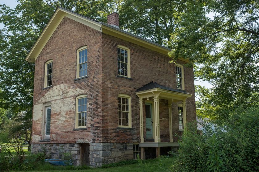 La résidence Harriet Tubman à Auburn, New York, où Harriet Tubman a vécu de 1859 - en 1886, la maison a été partiellement détruite par le feu mais a été reconstruite en briques.