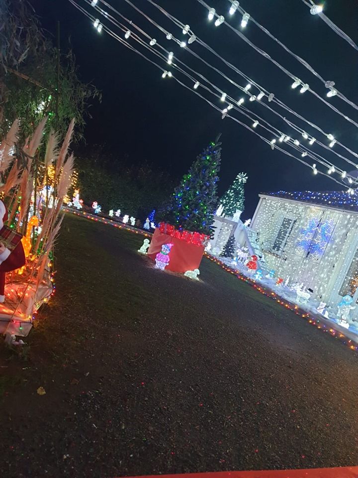 Les illuminations de la maison de Matthieu et Rudy