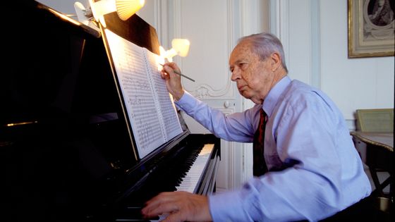 Marcel Landowski au piano (1915-1999) - Francis Apesteguy/Getty Images