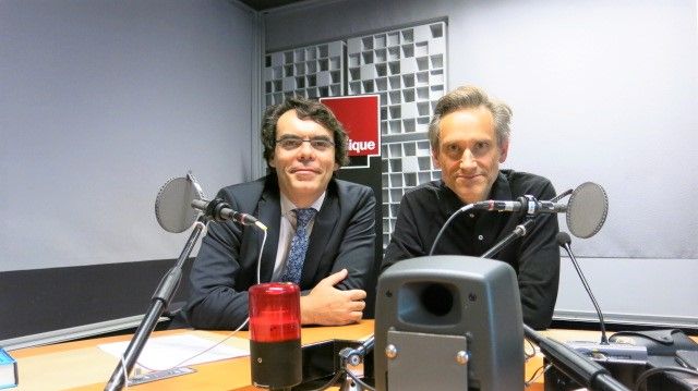 France Musique, studio 361... Mathias Auclair & Philippe Venturini (g. à d.)