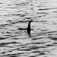 Toute première photo du monstre du Loch Ness prise en 1934 par Robert Wilson, chirurgien anglais et publiée par le Daily Mail.