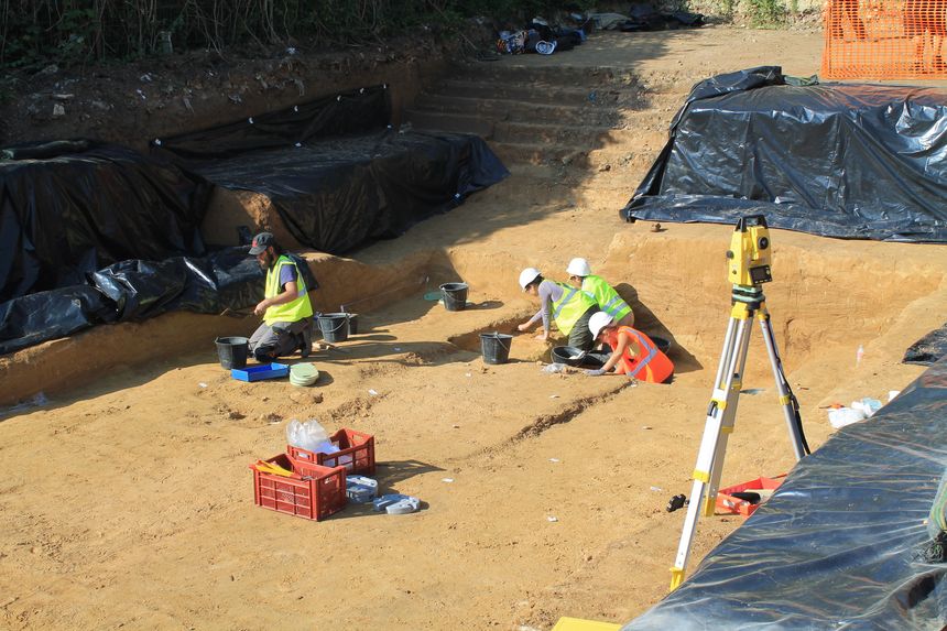 Chantier de fouilles des Tarterêts.