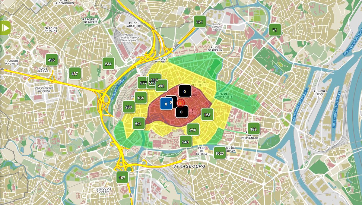 Was Kostet Parken In Straßburg Auf Der Strasse Turenne www.francebleu.fr