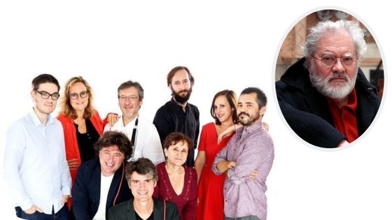 L'équipe du Carrefour de la Création, Pierre Henry ©Radio France - Christophe Abramowitz, Raphaël Gaillarde