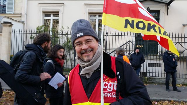 Jérôme, ingénieur, croisé dans le cortège parisien