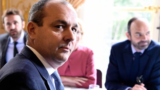 Laurent Berger, secrétaire général de la CFDT, en juillet 2017, à Matignon ©AFP - Bertrand Guay