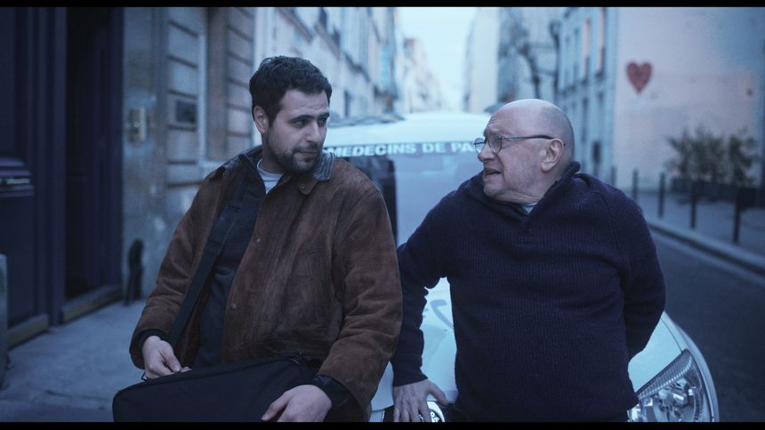 Hakim Jemili et Michel Blanc