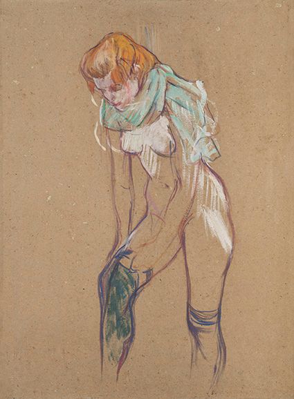 Henri de Toulouse-Lautrec Rousse. (La Toilette) 1889 huile sur carton 67 x 54 cm Paris, Musée d’Orsay
