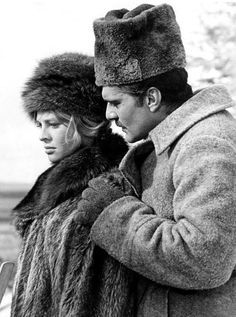 Lara (Julie Christie) et Jivago (Omar Sharif), image extraite du film de David Lean, "Le Docteur Jivago"
