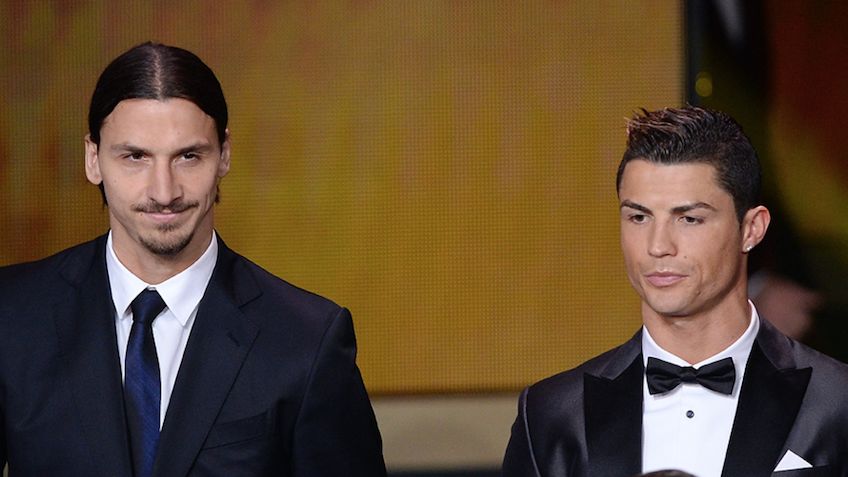 Zlatan Ibrahimovic & Cristiano Ronaldo (ullstein bild)