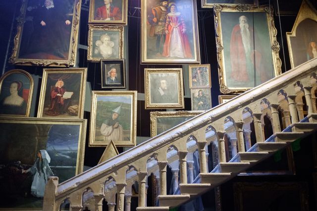 Réplique d'un des escaliers de la saga Harry Potter