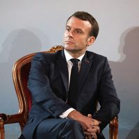 Emmanuel Macron, président de la République