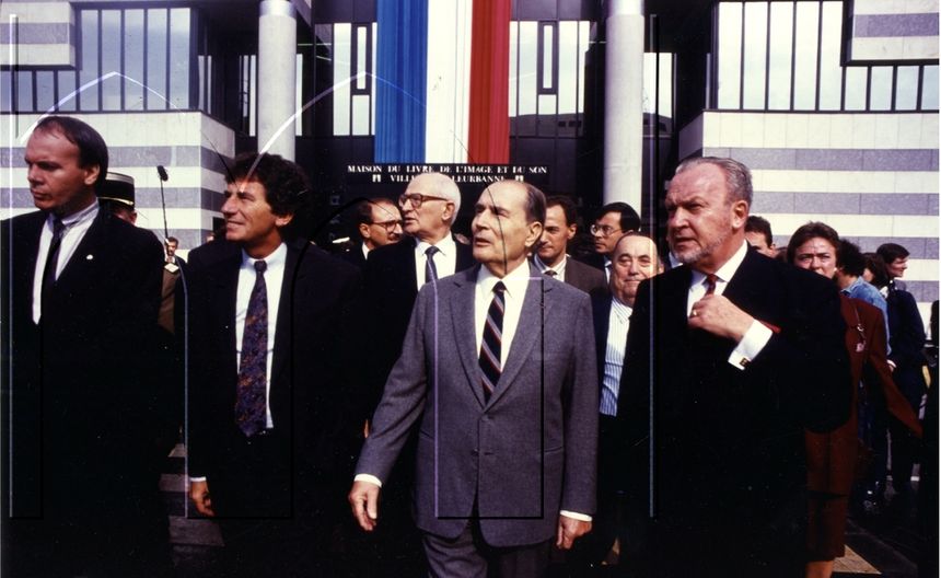 Inauguration de la Maison de l'image et du son, Villeurbanne, 15 octobre 1988