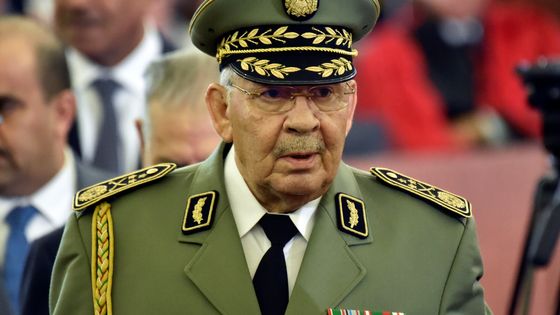 L'ancien chef d'état major de l'armée algérienne, Ahmed Gaid Salah ©AFP - RYAD KRAMDI