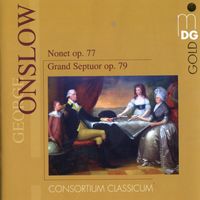 Nonet en la min op 77 : Scherzo : Agitato - pour flûte traversière hautbois clarinette basson cor violon alto violoncelle et contrebasse