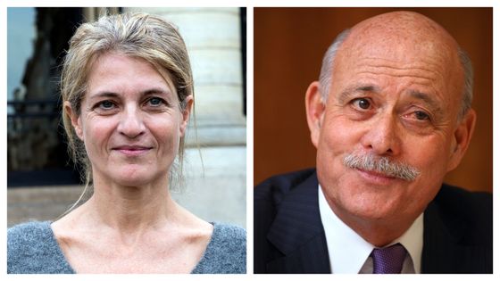 Nathalie Azoulai // Jeremy Rifkin - © ETIENNE LAURENT/EPA - BELPRESS/MAXPPP