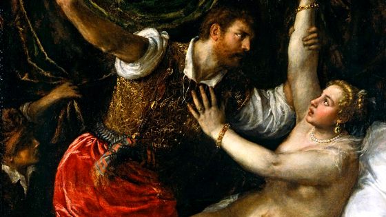 Le viol de Lucrèce par Tarquin - Le Titien (vers 1571) - Wikipedia