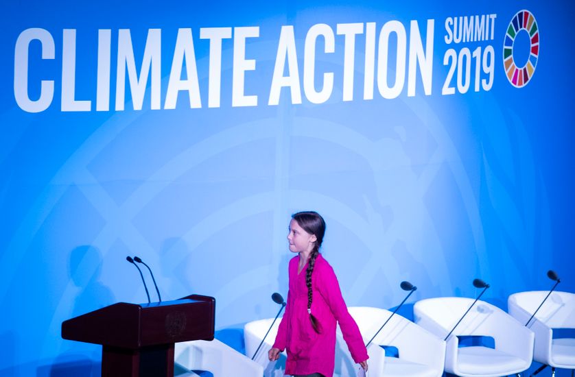 "Comment osez vous continuer à parler d'argent et de croissance infinie". Greta Thunberg lors de son discours aux Nations Unies.