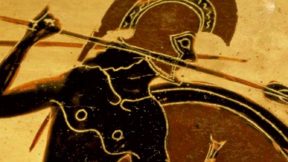 détail de la couverture de "L'homme grec", ouvrage collectif sous la direction de Jean-Pierre Vernant - Éditions du Seuil