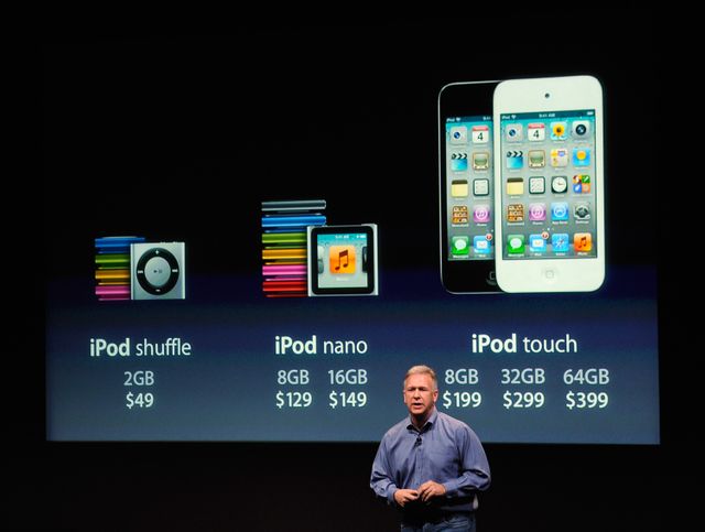 Présentation des nouveaux modèles d'iPod, 2011.