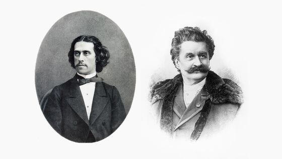 G > D : Josef Strauss © DEA / A. DAGLI ORTI / coll. De Agostini | Johann Strauss fils © Imagno / Hulton Archive ©Getty