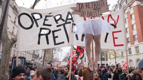 Les représentations d'opéra restent perturbées en raison du mouvement de grève ©Maxppp - Laurent Paillier / Le Pictorium