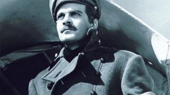 Omar Sharif dans "Le docteur Jivago", film de David Lean. Photo de couverture du roman aux éditions Folio. Crédit MGM/Kobal Collection. - MGM/Kobal Collection - Folio