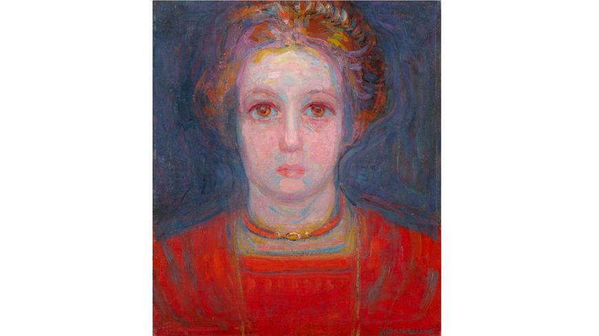 Piet Mondrian : Portrait d’une jeune fille (1908), Huile sur toile sur panneau, 49 x 41,5 cm.