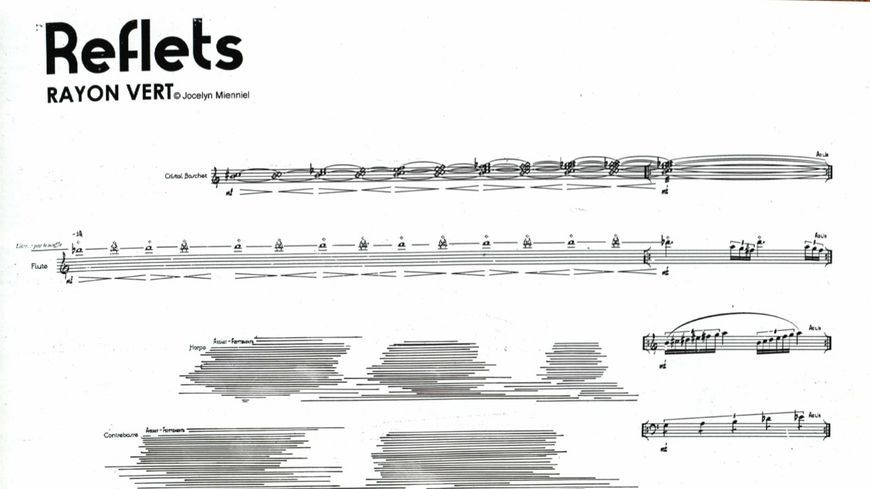 Reflets, partition graphique