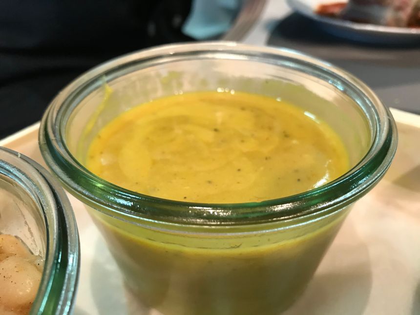 Velouté de Lentilles Corail à l'Indienne by Nadine Gauthier
