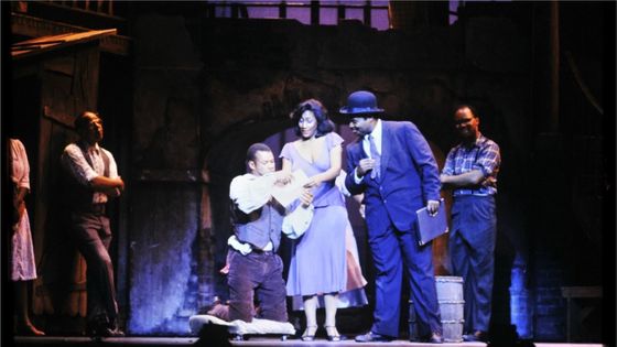 Porgy and Bess de George Gershwin. Mise en scène de Jack O'Brien, Paris : Théâtre du Châtelet 10-11-1987 - Daniel Cande, BnF Gallica
