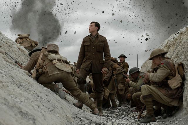 L'acteur George MacKay dans le film "1917"
