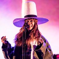 Erykah Badu lors du Primavera Festival à Barcelone en mai 2019 (Xavi Torrent/WireImage)