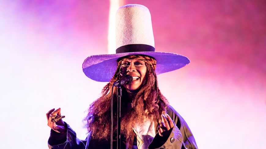 Erykah Badu lors du Primavera Festival à Barcelone en mai 2019 (Xavi Torrent/WireImage)