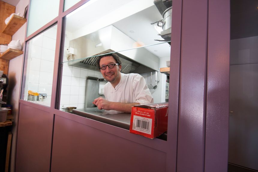 Benjamin Bousseau prêt pour de bonnes frites