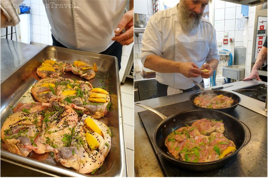 Cours de cuisine au château d'Ygrande avec Cédric Denaux
