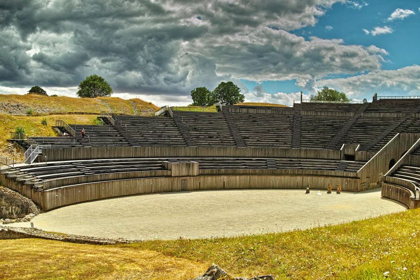 l'amphithéâtre de Grand tel qu'il est de nos jours