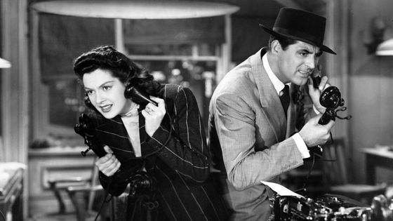 Rosalind Russel et Cary Grant dans La Dame du Vendredi (His Girl Friday), d'Howard Hawks (1940) - Bisons Archive / Editions Montparnasse