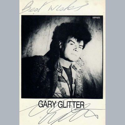 Autographe de Gary Glitter