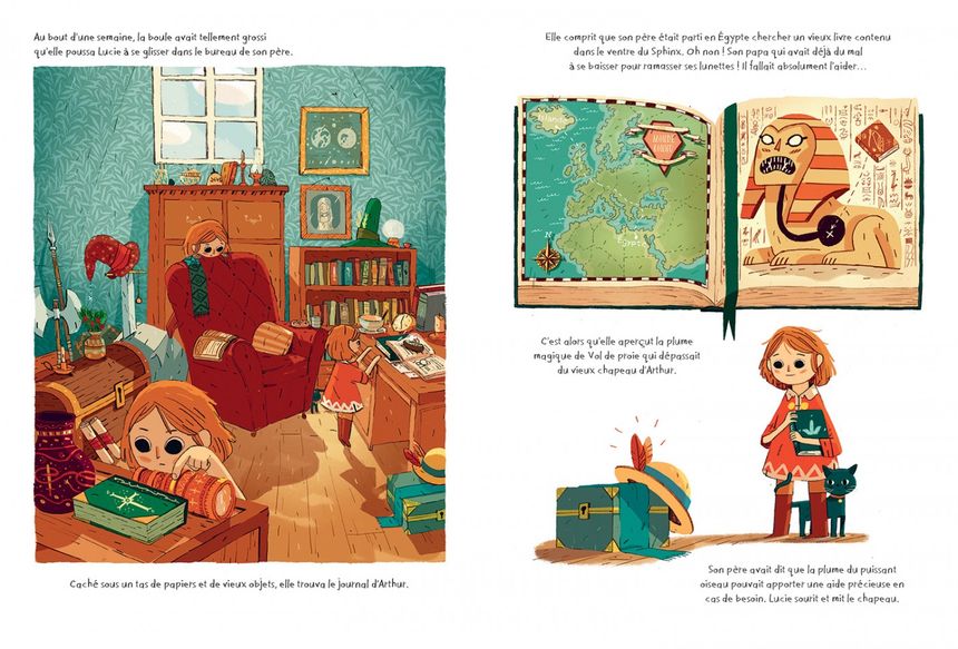 Lucie et l'enigme du sphinx TODD-STANTON JOE éditions Sarbacane