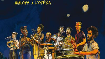 Ti'Kaniki - Maloya à l'Opéra - Pochette illustrée par Emmanuel Prost