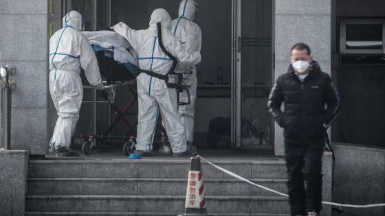 Patient hospitalisé à Wuhan en Chine ©AFP - STR