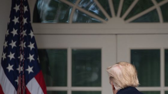 Photo de Donald Trump prise à la Maison Blanche à Washington le 4 janvier 2019. ©AFP - SAUL LOEB