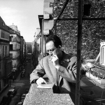 Albert Camus à Paris en 1955