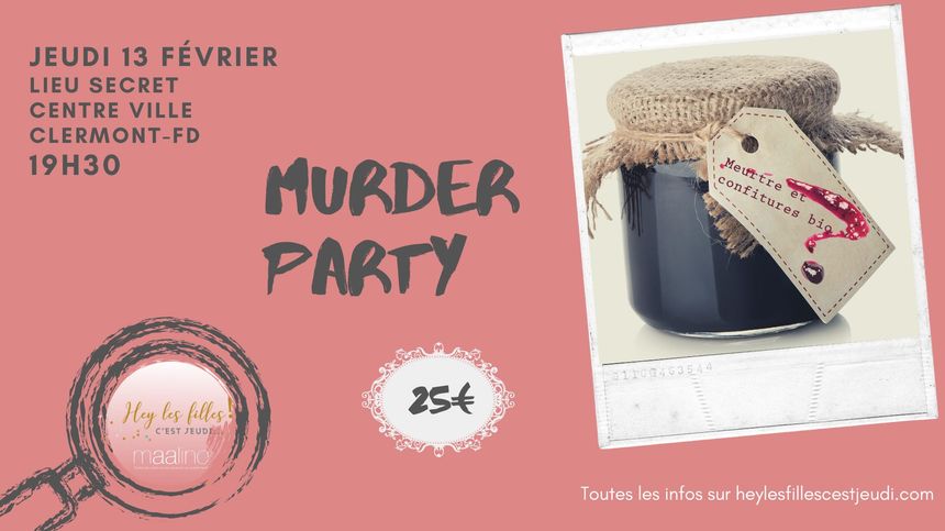 Murder Party - Affiche de l’événement